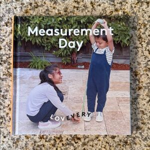 Lovevery Measurement Day Board Book - Blue Cover